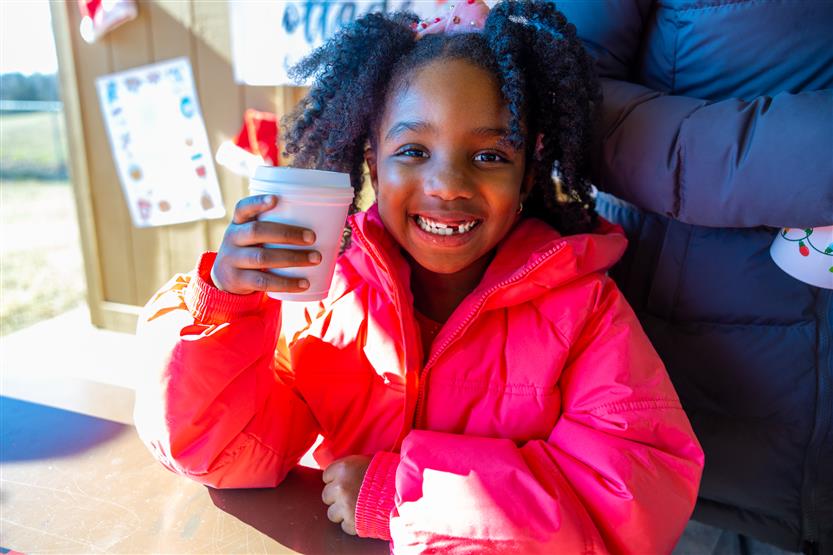 Students enjoy Candy Cane Lane